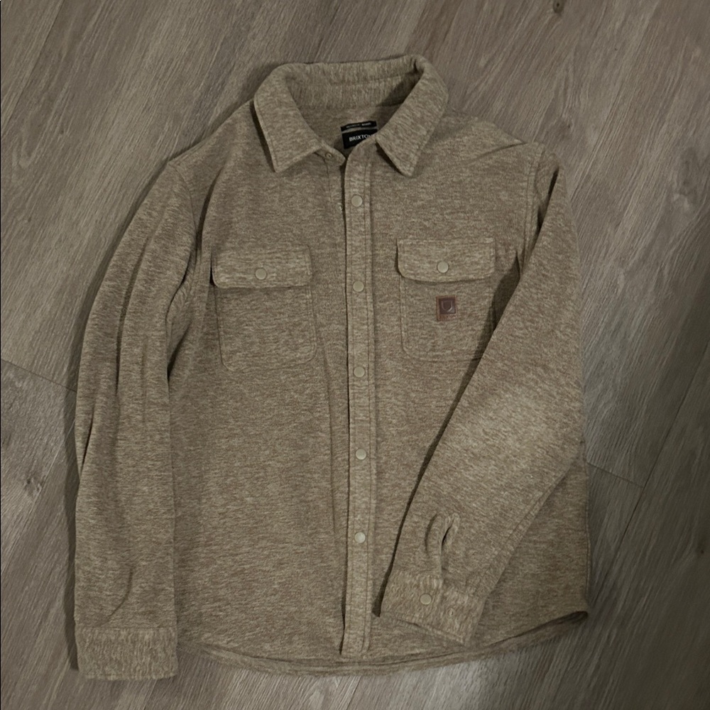 Brixton Beige Shirt Jacket